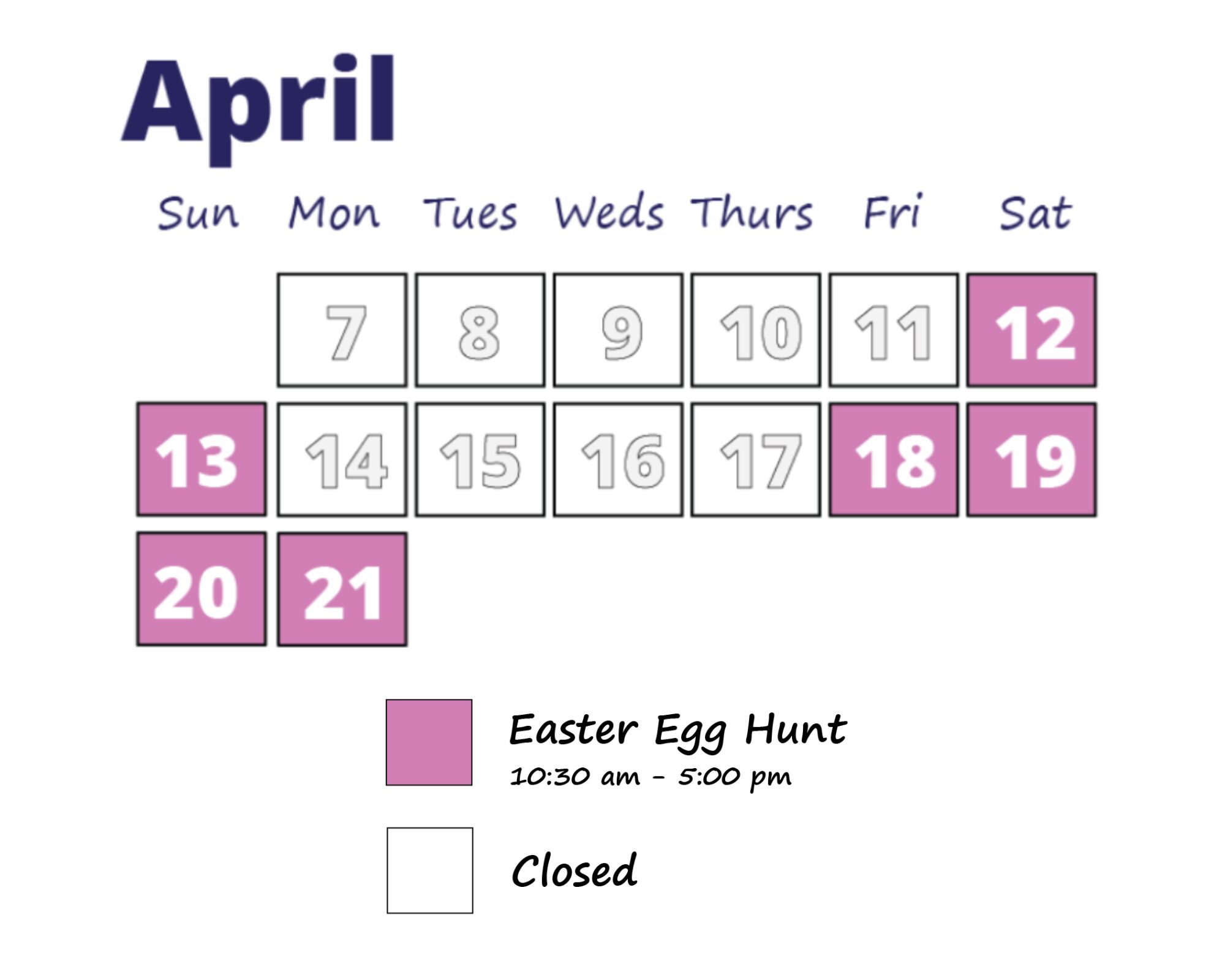 April Calendar