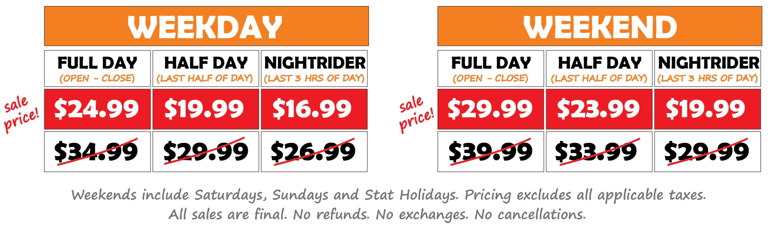Pre-Season Pricing