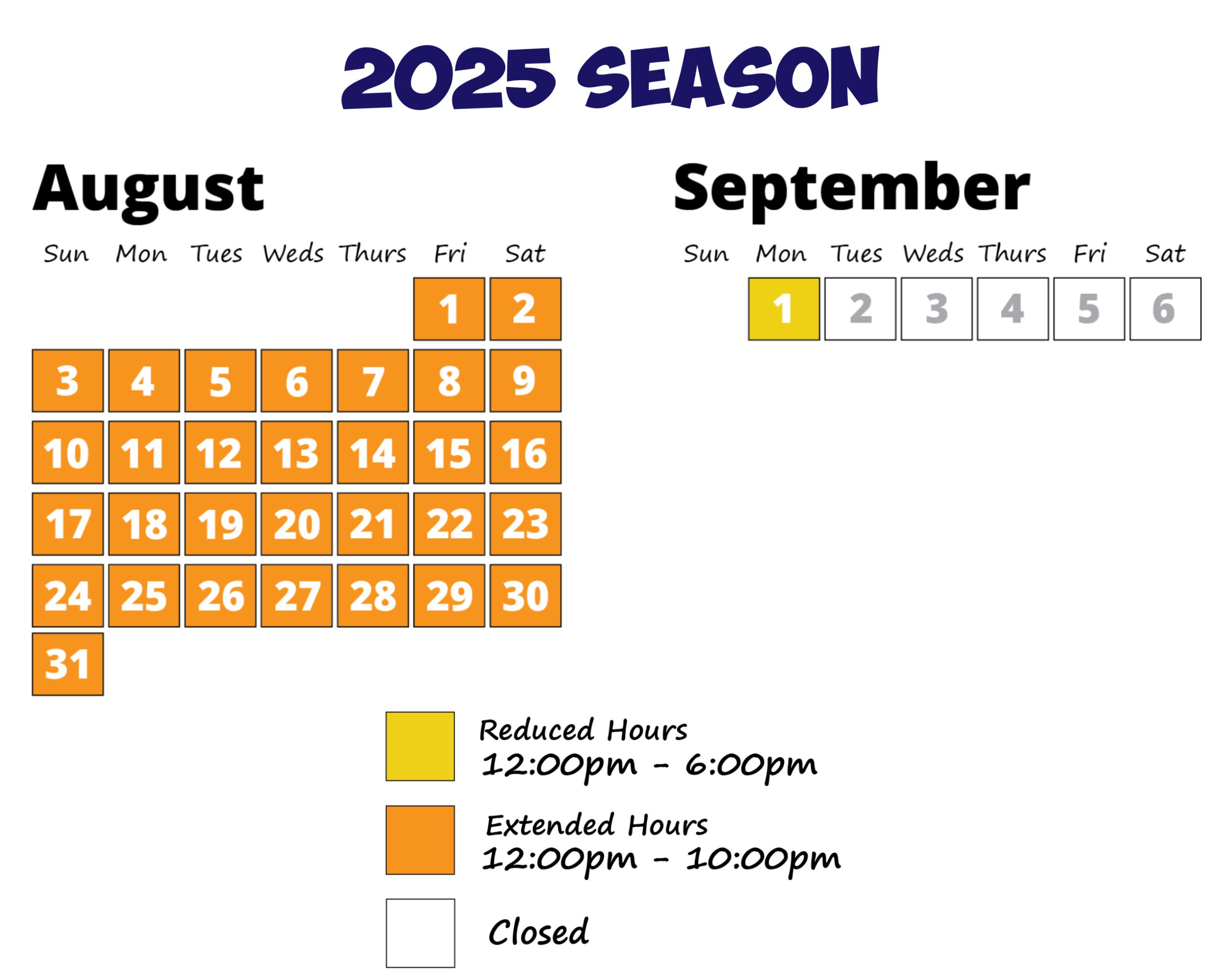 August Calendar