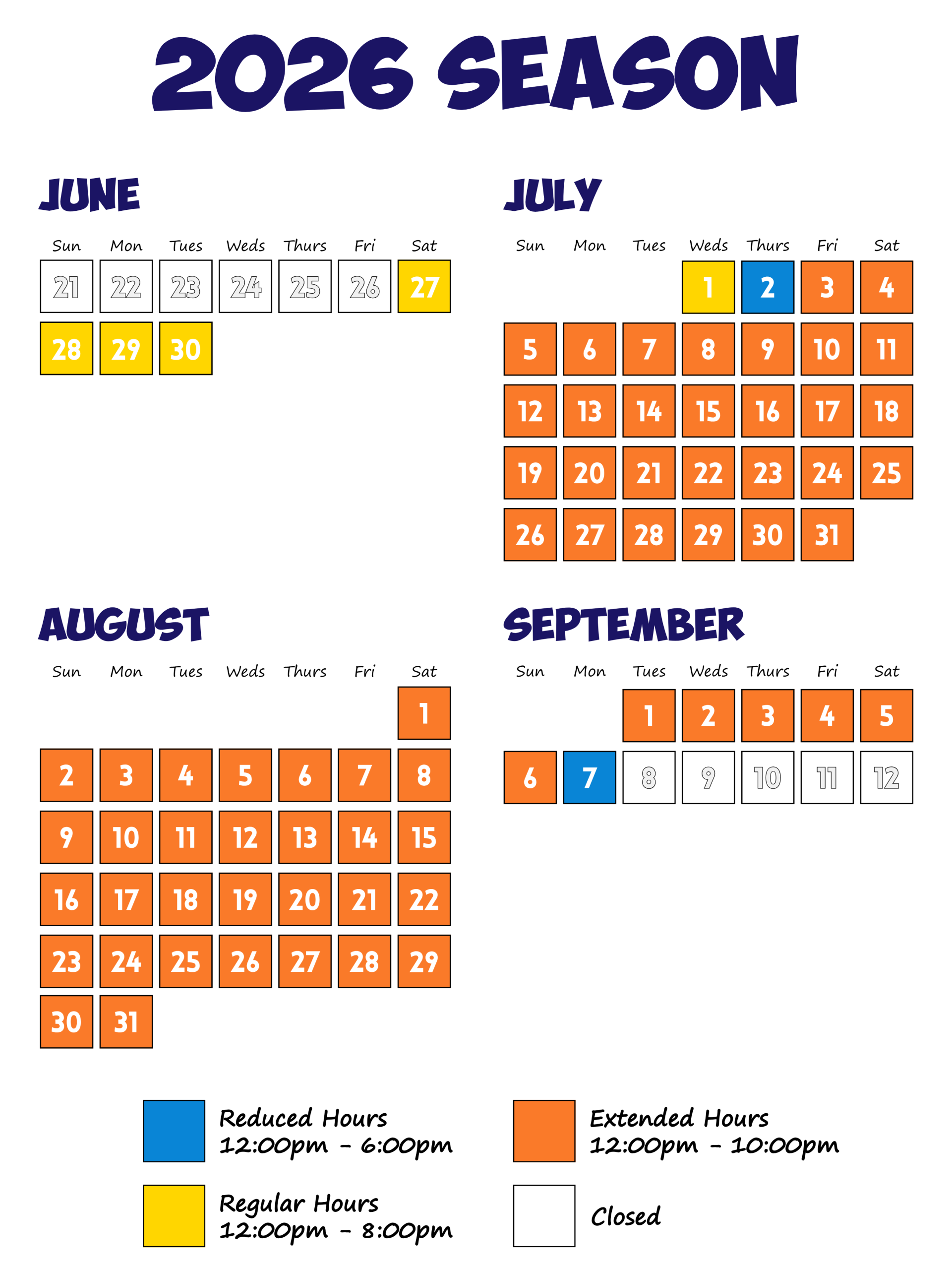 2026 Calendar