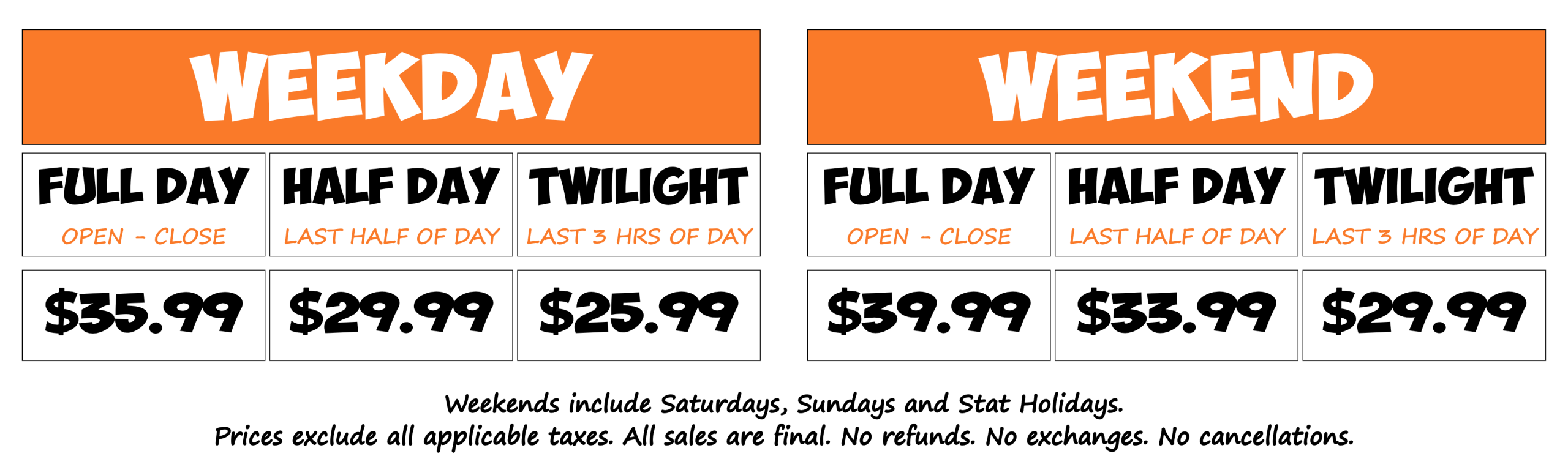 Regular Pricing